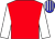 Red, white sleeves, blue and white striped cap (Mr A D Spence)