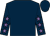 Dark blue, mauve stars on sleeves (Mr D Kerr & J S Moore)