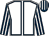 White, dark blue seams, dark blue and white striped sleeves and cap (Rei Of Sunshine Partnership)