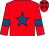 Red, royal blue star, armlets and stars on cap (Mr R Upshall)