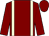 Maroon, beige braces (Hot To Trot Racing Club - Heartache)