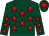 Dark green, red stars, dark green cap, red star (Mr A Ismoilov)