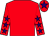 Red, purple stars on sleeves, red cap, purple star (Biddestone Racing Partnership Xvii)