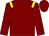 Maroon, yellow epaulets (Pegase Bloodstock)