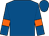 Royal blue, orange armlets (Albert's Racing Club)
