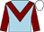 Light blue, maroon chevron and sleeves, white cap (Mark Albon & Chris Stedman)