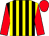 Black and yellow stripes, red sleeves and cap (Mr Teruya Yoshida)