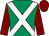 Emerald green, white cross belts, maroon sleeves and cap (Mrs S Gray, Mr Ian Gray & J S Moore)