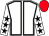 WHITE, BLACK seams, WHITE sleeves, BLACK stars, RED cap (Nick Bradley Racing 22 & Partner)