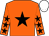Orange, black star, orange sleeves, black stars, white cap (Mrs H Mannion, Mr B Carter & Mr F Durb)