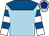 LIGHT BLUE, Royal Blue yoke, WHITE sleeves, ROYAL BLUE hoops on sleeves, LIGHT BLUE cap, BLUE star and hoops (Mr Kazuhiro Sasaki)