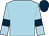 Light blue, dark blue armlets, dark blue cap (Highclere Thoroughbred Racing -ballywood)