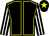 Black, yellow seams, black and white striped sleeves, black cap, yellow star (The Land Value Partnership)