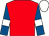 RED, ROYAL BLUE sleeves, WHITE armlets, WHITE cap (Mr G Thompson)