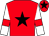 Red, black star, white sleeves, red armlets, red cap, black star (Miss Alison Jones And Partner)