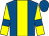 Royal Blue, Yellow stripe, Yellow sleeves, Royal Blue armlets (Mr Christopher Wright)