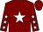 Maroon, white star, maroon sleeves, white stars (Ranlo Investments Llc)