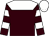 Brown, white yoke, white hoops on sleeves, white cap (Eclipse Tb Partners & Gainesway Stable)