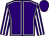 Purple, white seams, striped sleeves, purple cap (D Smith/mme J Magnier/m T)