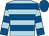Light blue, royal blue hoops, royal blue and light blue hooped sleeves, royal blue cap (Mr Corey Johnsen)